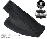 BLACK STITCH TOP GRAIN LEATHER HANDBRAKE GAITER FITS BMW 5 SERIES E39 1995-2003