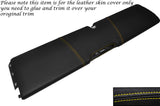 YELLOW STITCH LOWER DASH PANEL LEATHER SKIN COVER FITS SMART FORTWO 451 07-14