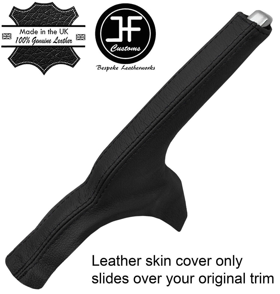BLACK STITCH REAL LEATHER HANDBRAKE GAITER FITS SUZUKI VITARA 2015-2019