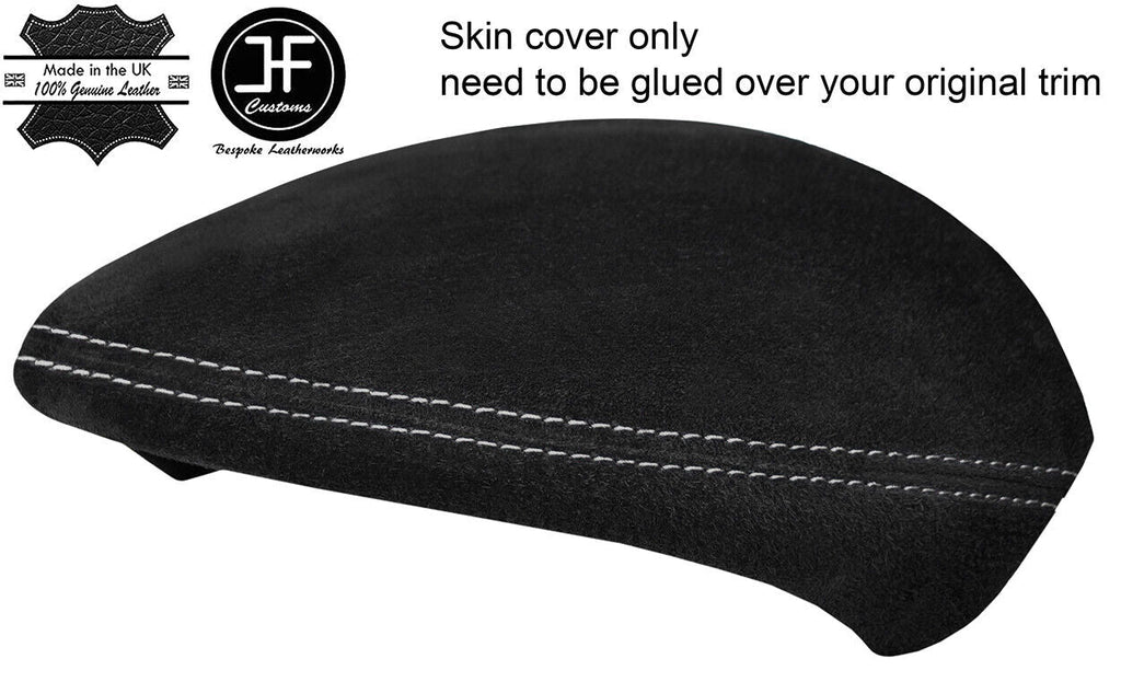GREY STITCH SPEEDO CLUSTER HOOD SUEDE COVER FOR BMW 1 SERIES E81 E82 E87 E88