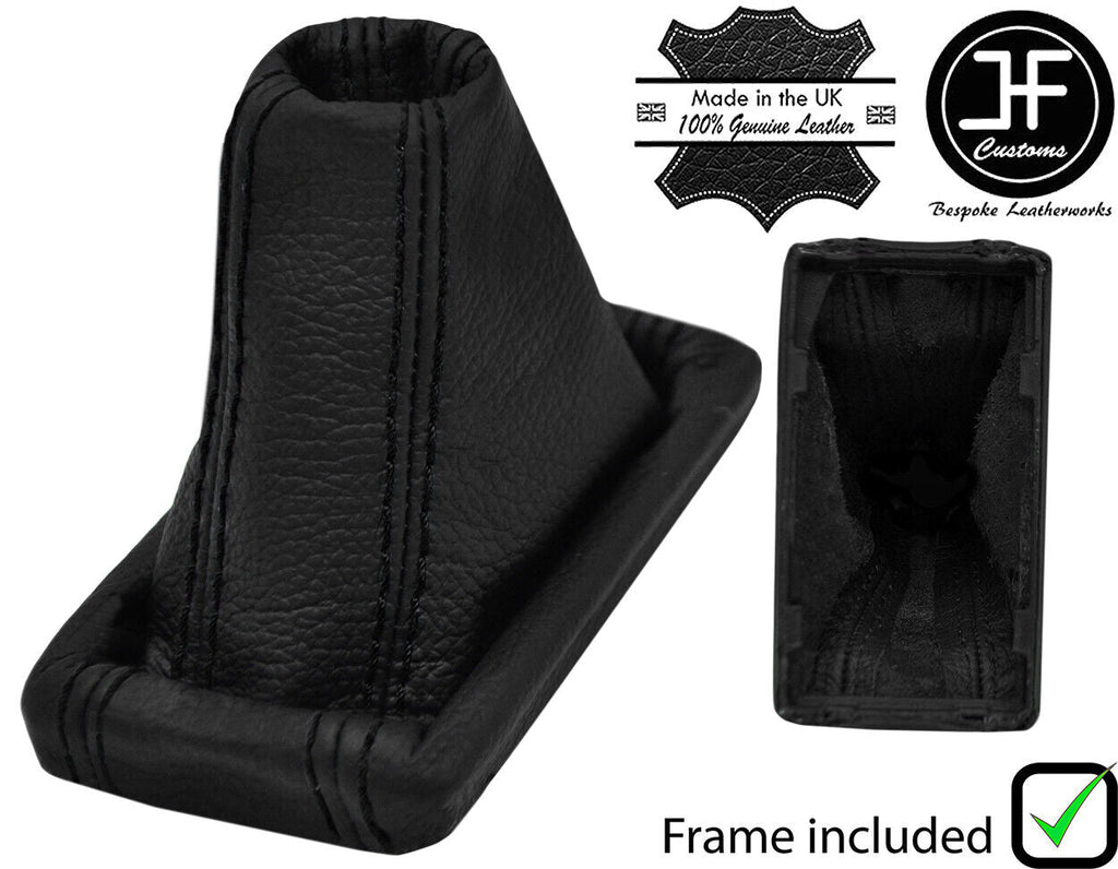 BLACK STITCH LEATHER AUTOMATIC DSG GEAR+PLASTIC FRAME FITS SKODA SUPERB 15-19