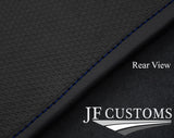 D BLUE DIAMOND STITCH VINYL 4X TAILORED FLOOR CARPET FOR JAGUAR F-PACE 16-21 JF1