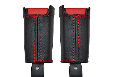 red stitch FITS HONDA CRX DEL SOL  92-98 2X FRONT SEAT BELT STALK  COVERS