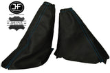 BLUE STITCH LEATHER GEAR & HANDBRAKE GAITER SET FITS FORD FOCUS MK1 98-04