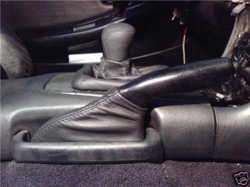 FITS TOYOTA MR2 MK2 GEAR HANDBRAKE GAITER BLACK GAITORS NEW CUSTOM NEW