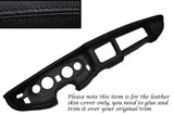 BLACK STITCHING DASH DASHBOARD LEATHER SKIN COVER FITS MG MGB STYLE 2 CUSTOM NEW