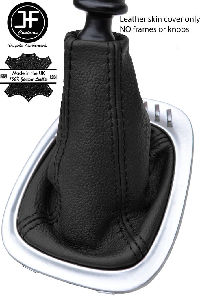 BLACK TOP GRAIN GENUINE LEATHER GEAR GAITER FITS FORD GALAXY MK1 1995-2000