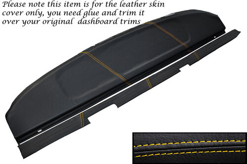 YELLOW STITCH FITS FORD CORTINA GL DASHBOARD TRIM & REAR PARCEL SHELF SKIN COVER