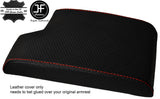 RED STITCH ARMREST COVER PERFORATED LEATHER FOR BMW 3 SERIES E90 E91 E92 E93