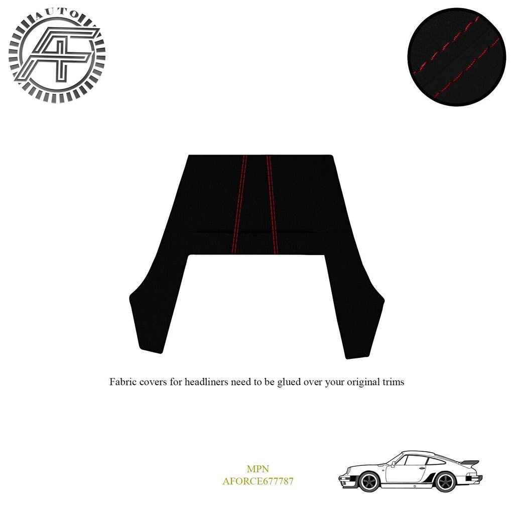 LUXE SUEDE CUSTOM HEADLINER PORSCHE 912/930 2DOOR COUPE 1965-1977 MADE IN LONDON
