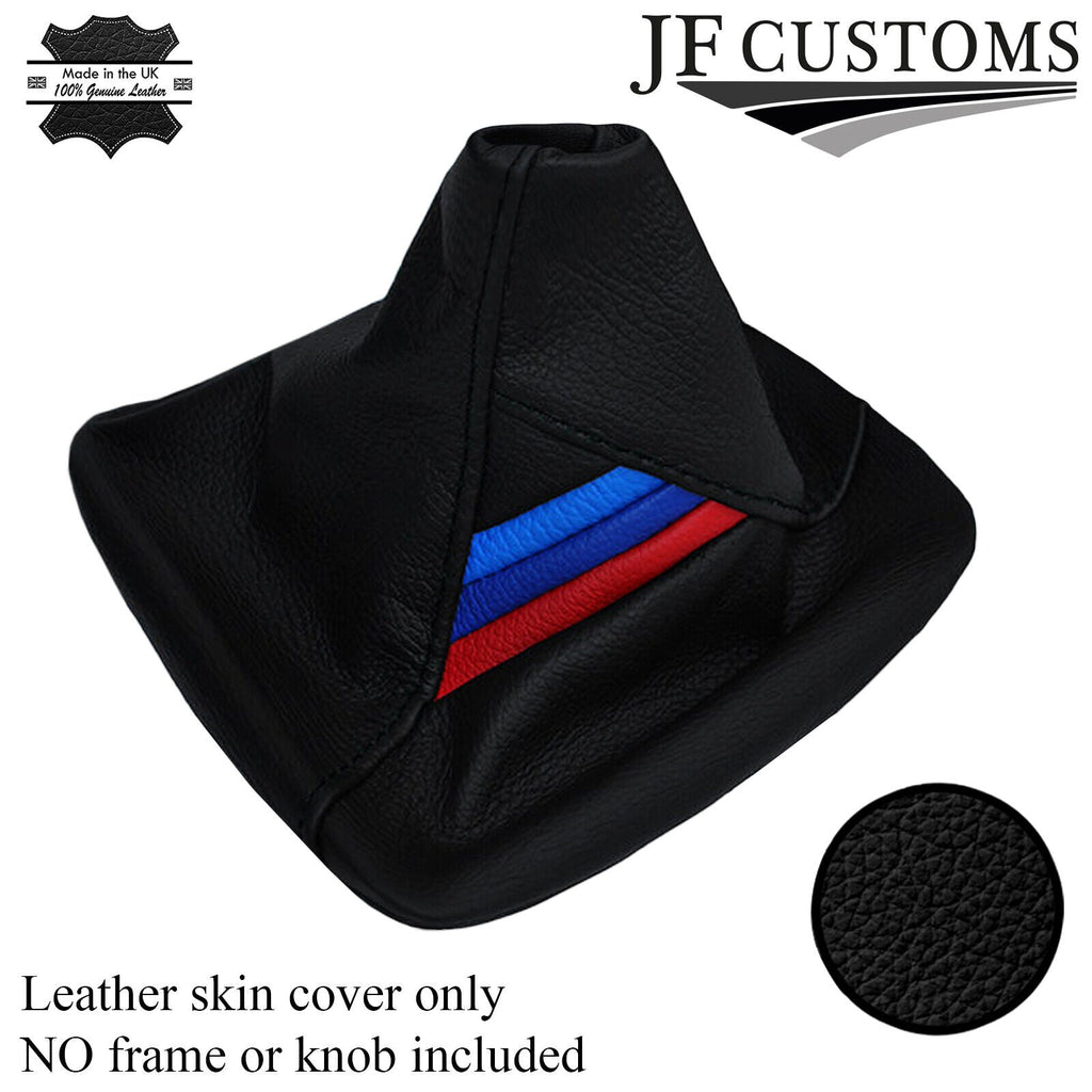 FITS BMW E30 E36 E34 E46 Z3 TRI STRIPES GEAR GAITER LEATHER QUALITY CUSTOM NEW