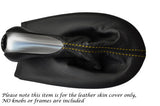 YELLOW STITCH FITS PORSCHE 986 BOXSTER & CARRERA 996 LEATHER GEAR KNOB GAITER