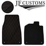 TAN DIAMOND STITCH VINYL 4XTAILORED FLOOR CARPET FOR PORSCHE TAYCAN 19-21 JF1