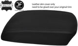 BLACK STITCH TOP GRAIN LEATHER ARMREST COVER FITS MAZDA CX5 CX-5 2012-2015