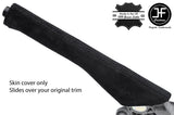 BLACK STITCHING SUEDE HANDBRAKE GAITER FITS VW TOURAN 2010-2015 CUSTOM NEW