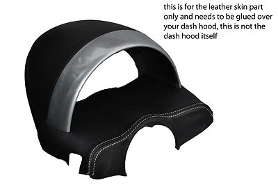 white stitching FITS SMART FORTWO PASSION CITY 98-07 HOOD SPEEDO LEATHER COVER