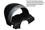 white stitching FITS SMART FORTWO PASSION CITY 98-07 HOOD SPEEDO LEATHER COVER