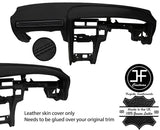 BLACK BLACK DASH DASHBOARD REAL LEATHER COVER FOR TOYOTA SUPRA MK3 1986-1993 JF1