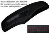 RED STITCH DASH DASHBOARD LEATHER SKIN COVER FITS BMW 5 SERIES E28 1981-1987