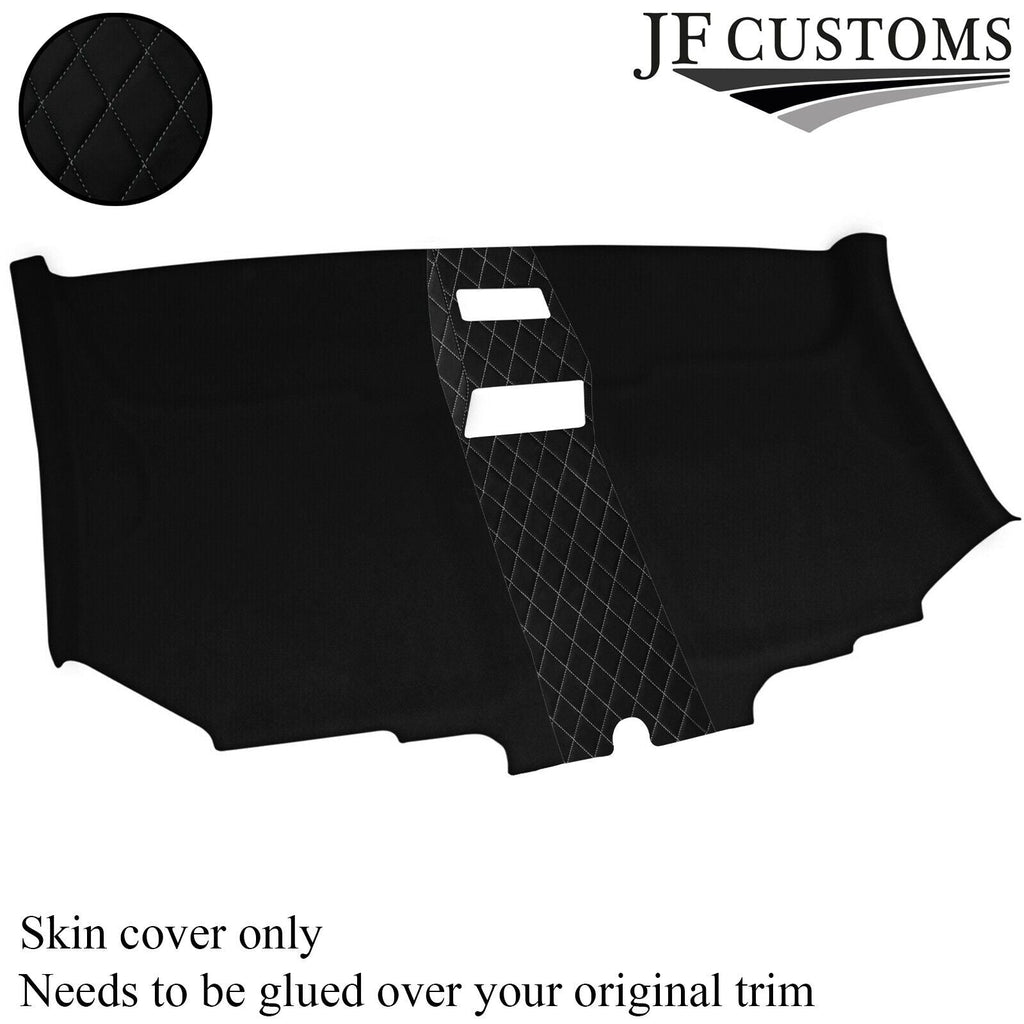 DSG2 L GREY STITCH FRONT HEADLINER LUXE SUEDE COVER FITS VW T5 TRANSPORTER VAN