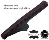 RED  STITCHING CARBON VINYL SLIM HANDBRAKE GAITER COVER FITS  350Z 33Z 2002-2009