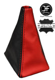 BLACK & RED REAL LEATHER MANUAL GEAR GAITER FOR TOYOTA SERA 1990-1996 CUSTOM NEW