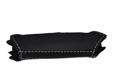white stitch FITS FORD S-MAX OR GALAXY MK3 LEATHER HANDBRAKE HANDLE COVER