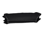 white stitch FITS FORD S-MAX OR GALAXY MK3 LEATHER HANDBRAKE HANDLE COVER