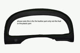 green stitch FITS SUBARU IMPREZA 98-00  GAUGE HOOD SPEEDO LEATHER COVER ONLY