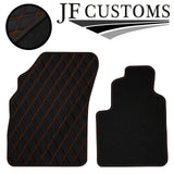 ORANGE DIAMOND VINYL 4X TAILORED FLOOR CARPETS FOR BENTLEY CONTINENTAL 05-11 JF1