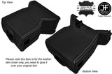 WHITE STITCH STEERING SHROUD LEATHER SKIN COVER FITS LAND ROVER DEFENDER 07-15