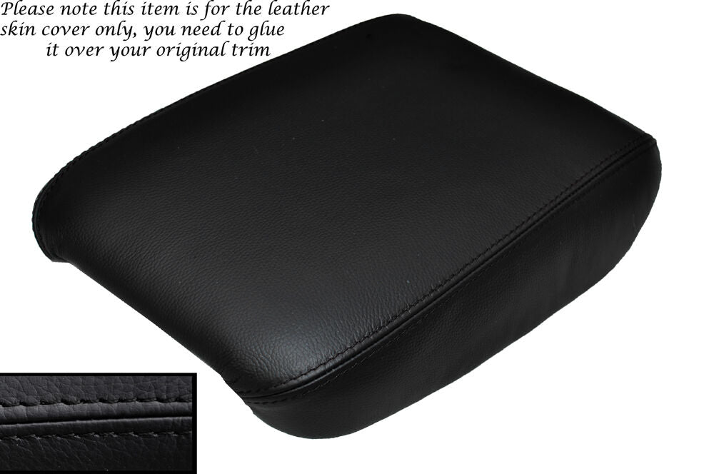 BLACK STITCH LEATHER ARMREST COVER FITS HONDA CIVIC SE SE-T ES ES-T EX GT 2012+