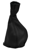 BLACK STITCH FITS MERCEDES W202 C CLASS MANUAL GEAR GAITER & GEAR KNOB COVER