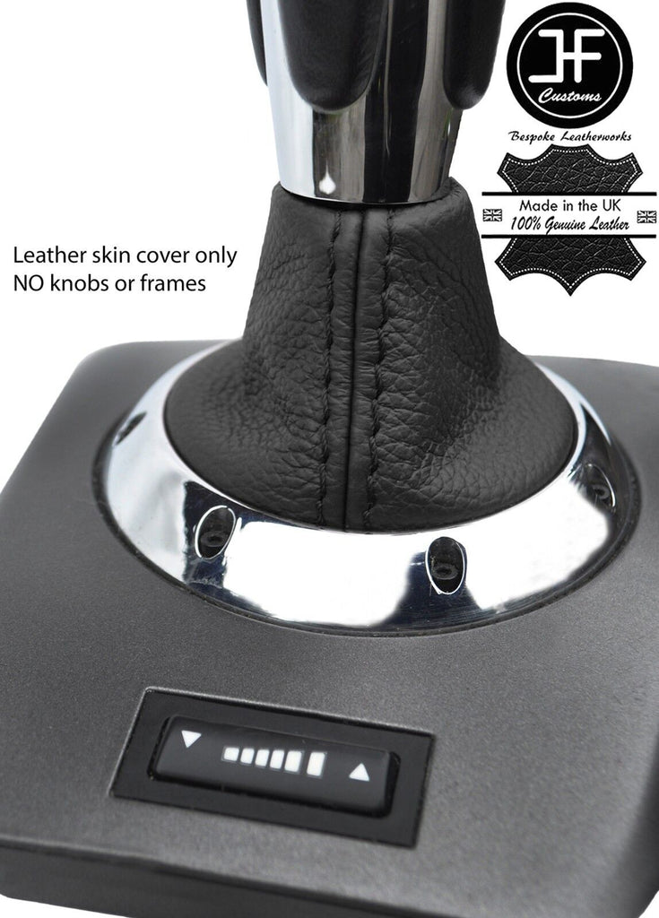 BLACK TOP GRAIN REAL LEATHER GEAR GAITER FITS BMW 3 SERIES E46 SMG 1998-2005