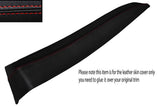 RED STITCHING DASH TRIM LEATHER SKIN COVER FITS ROVER SD1 CUSTOM NEW MADE IN UK