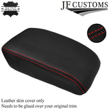 FITS VW GOLF MK5 MK6 red stitch LEATHER ARMREST COVER LEATHER CUSTOM NEW