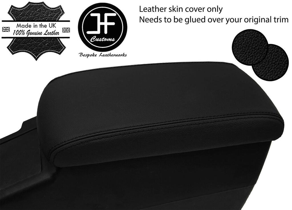BLACK BLACK  2 TONE ARMREST LID LEATHER COVER FITS TOYOTA JZX 100 CHASER 96-00