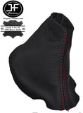 RED STITCH MANUAL LEATHER GEAR GAITER FOR KIA RIO 2012-2016 CUSTOM NEW