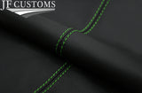GREEN STITCH 2X FRONT DOOR TRIM KIT LEATHER COVERS FOR SMART FORTWO 451 07-14