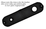 BLACK STITCH CENTRE DASH TRIM SKIN COVER FITS LAND ROVER DEFENDER 90 110 83-06
