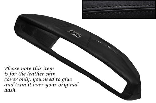 BLACK STITCH FITS TRIUMPH HERALD & VITESSE DASH DASHBOARD LTHR SKIN COVER ONLY