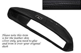 BLACK STITCH FITS TRIUMPH HERALD & VITESSE DASH DASHBOARD LTHR SKIN COVER ONLY