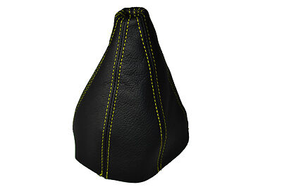 YELLOW STITCHING FITS FORD BF GT FPV REAL LEATHER GEAR BOOT GAITER CUSTOM NEW