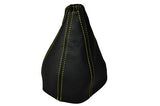 YELLOW STITCHING FITS FORD BF GT FPV REAL LEATHER GEAR BOOT GAITER CUSTOM NEW