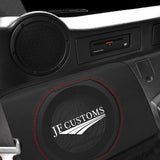 FITS NISSAN 350Z Z33 02-09 DARK RED STITCH LEATHER REAR SUBWOOFER SPEAKER COVER