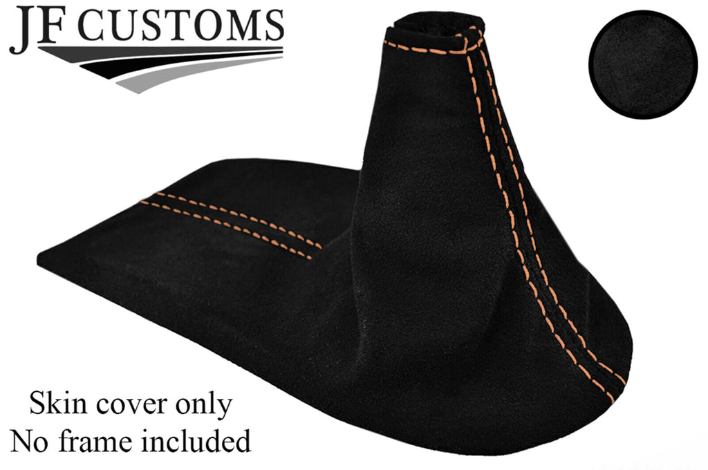 BEIGE STITCH SUEDE GEAR GAITER FITS PORSCHE BOXSTER CARRERA 911 996 986 97-04