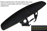 YELLOW STITCHING DASH DASHBOARD LEATHER SKIN COVER FITS IVECO DAILY 2007-2013