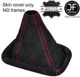 RED STITCHING REAL SUEDE MANUAL GEAR GAITER FITS AUDI 100 C4 1991-1997
