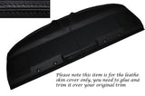 BLACK STITCH REAR PARCEL SHELF LEATHER COVER FITS BMW E36 SALOON SEDAN 91-98