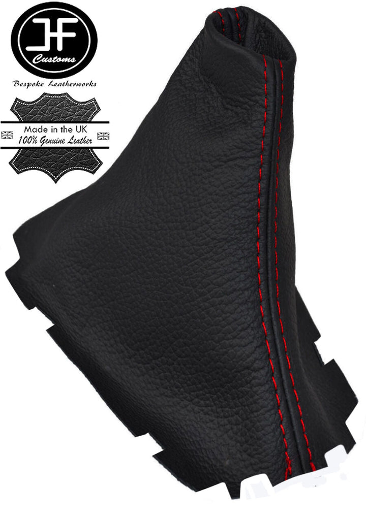 RED STITCH AUTO AUTOMATIC LEATHER GEAR GAITER FITS CADILLAC CTS V 2004-2007